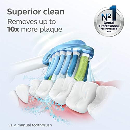 Philips Sonicare ExpertClean 7500 Black, Rechargeable Electric Power Toothbrush, HX9690/05